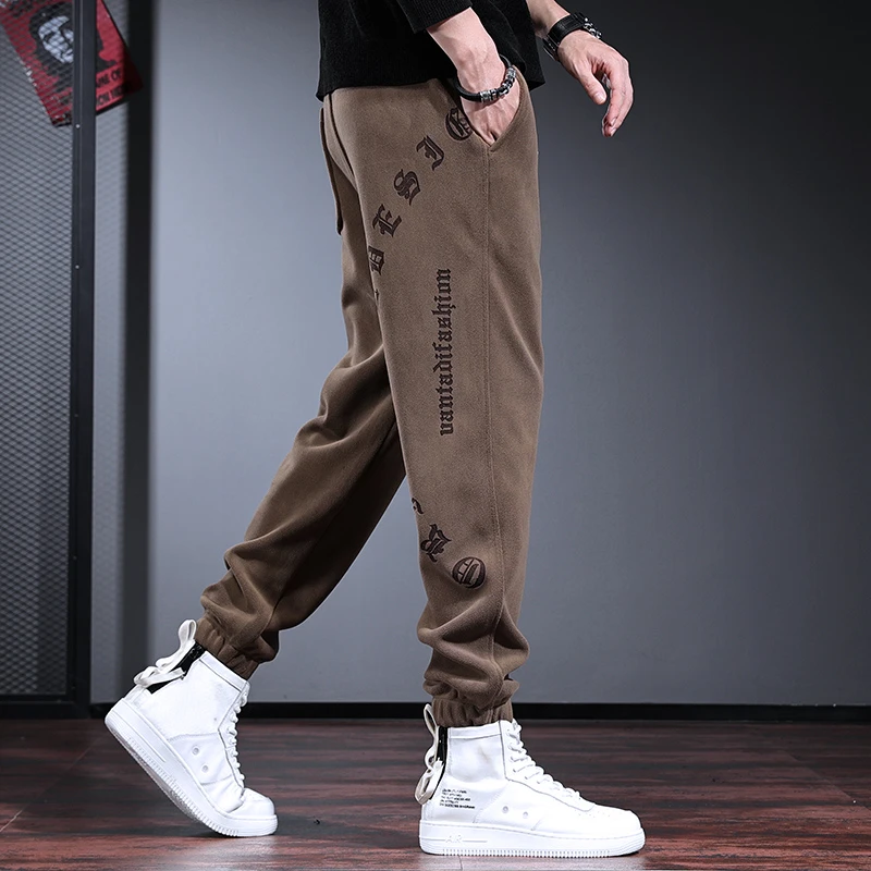 MR.MUDI/穆迪先生重磅休闲裤子男秋季新款宽松束脚卫裤痞帅设计感