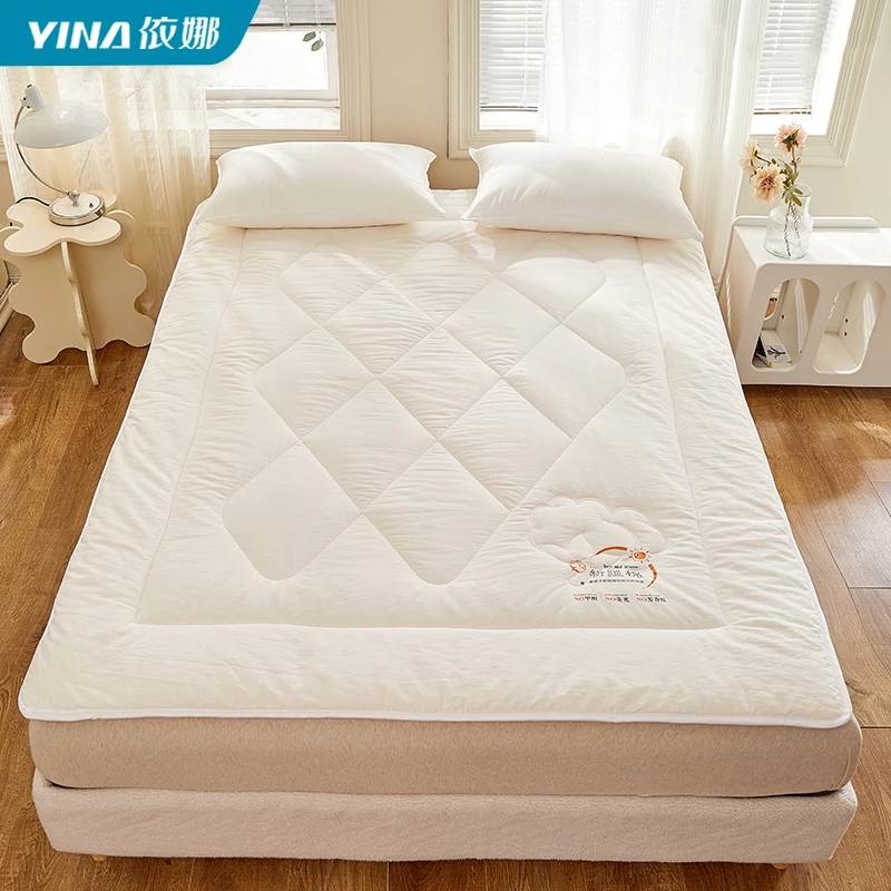 依娜新疆长绒棉棉花褥子床垫A类棉花床褥里外全棉软垫家用床褥垫