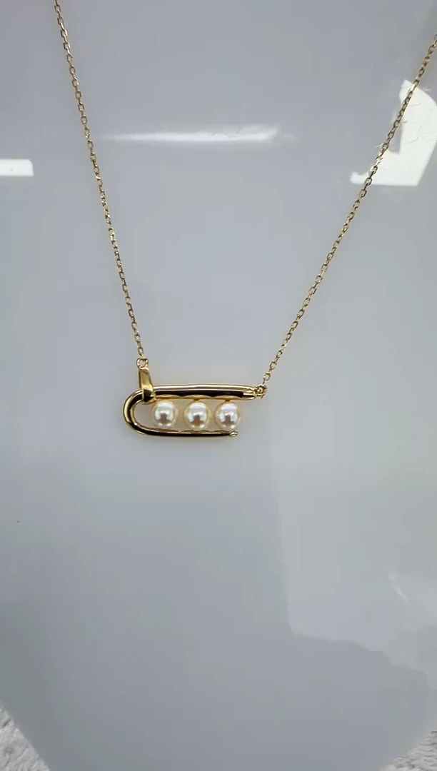 【闪购商品】海水珍珠DA银S925镶嵌c539 羽皇金设计款4