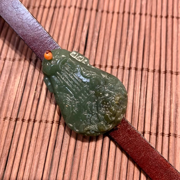 和田玉精品玉知音手牌