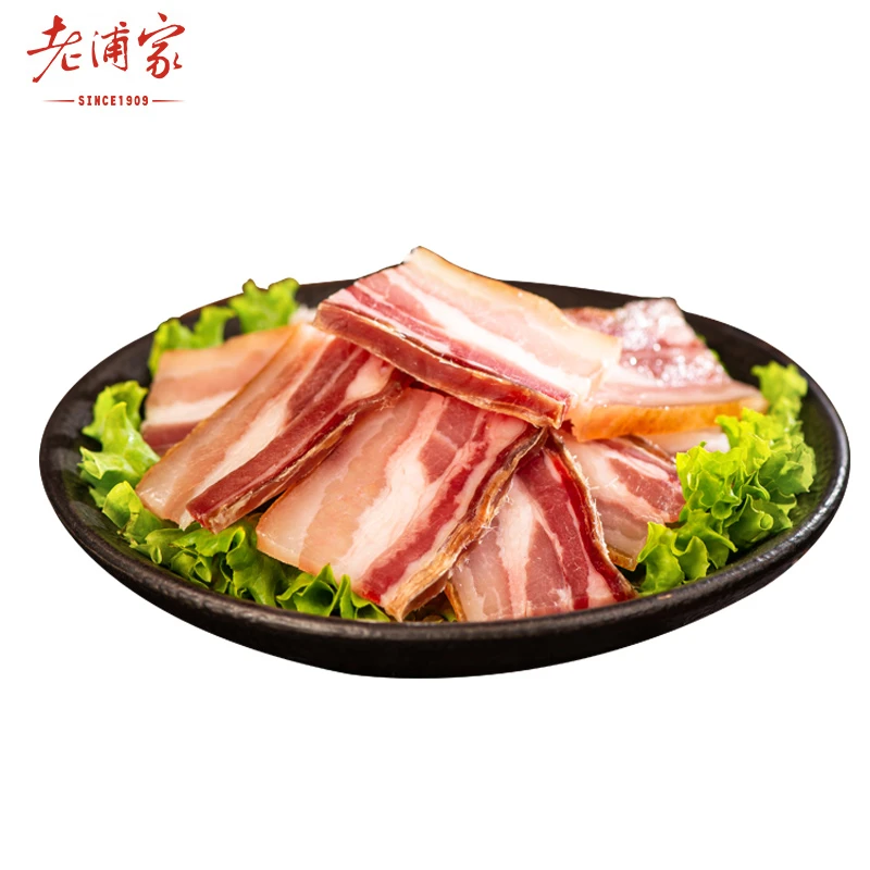 老浦家风干五花腊肉500g袋装