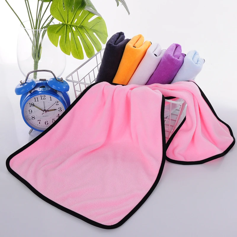 【5条装】柔软吸水家用毛巾 不掉色不掉毛包边毛巾