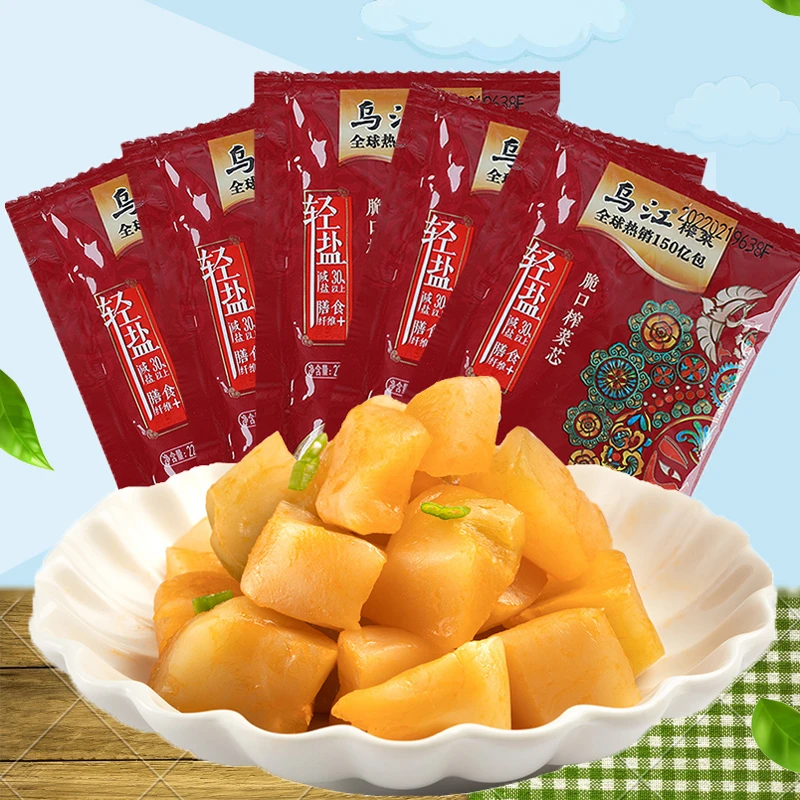 乌江涪陵榨菜小包装脆口榨菜下饭菜清脆榨菜芯重庆特产榨菜块咸菜