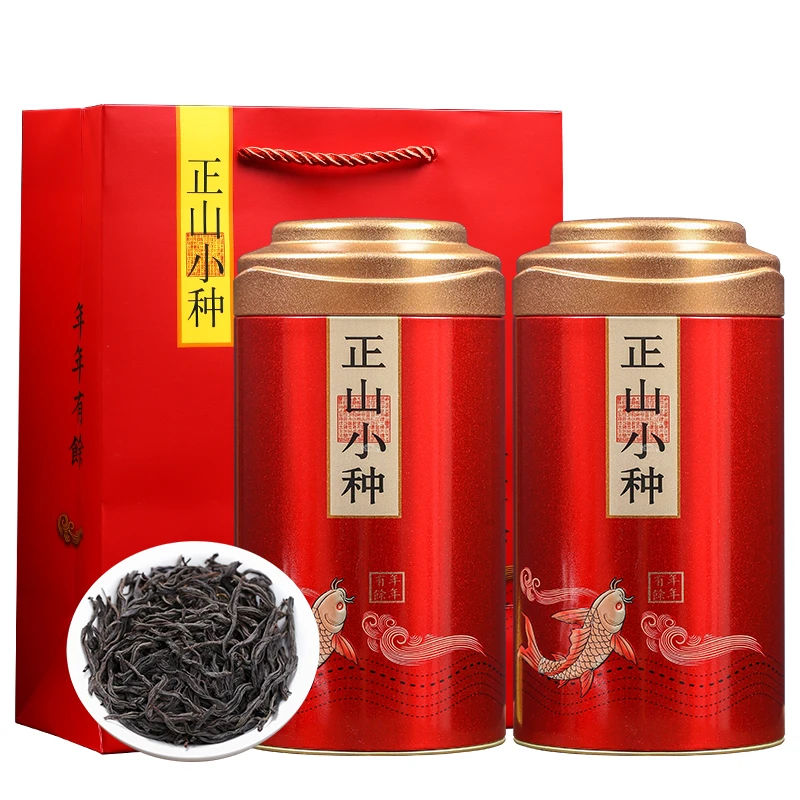 正山小种红茶浓香型蜜香2024新茶礼盒装罐装茶叶