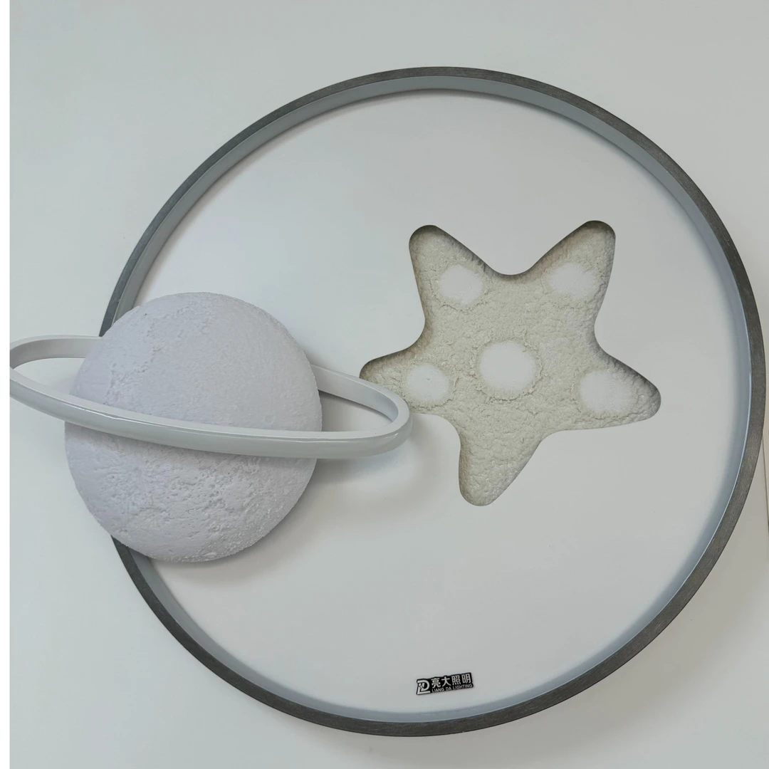 LED吸顶灯客厅卧室灯简约现代大气圆北欧餐厅时尚家用创意卡通