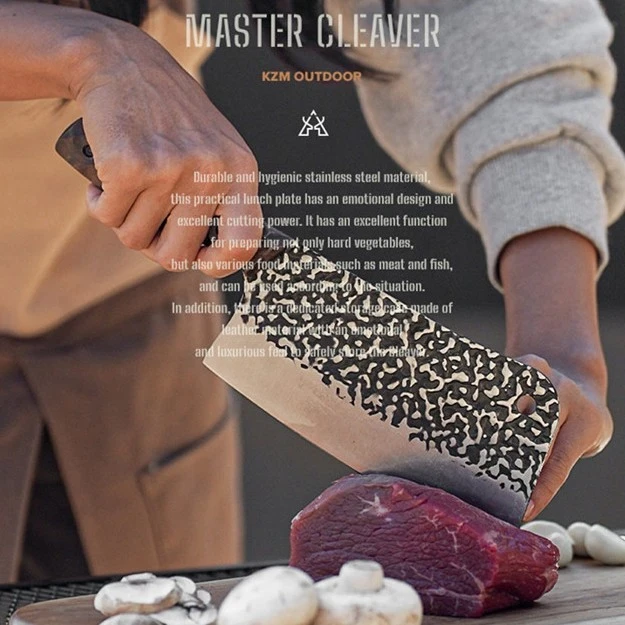 韩国进口KZM户外便捷式露营不锈钢野餐刀具  K23T3K01
