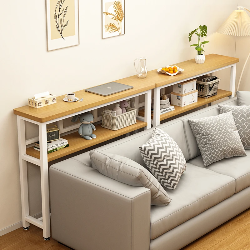 客厅沙发后面置物架卧室床边窄柜暖气片长条桌靠墙收纳柜现代简约