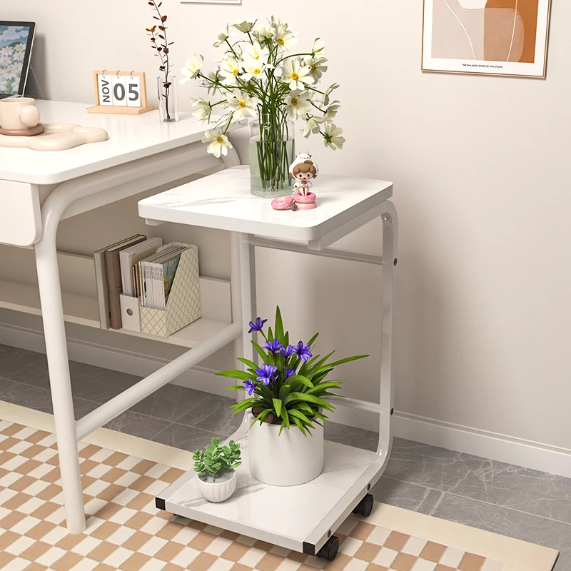 铁艺花架子客厅落地式带轮可移动高端多层阳台置物架花盆架摆放架