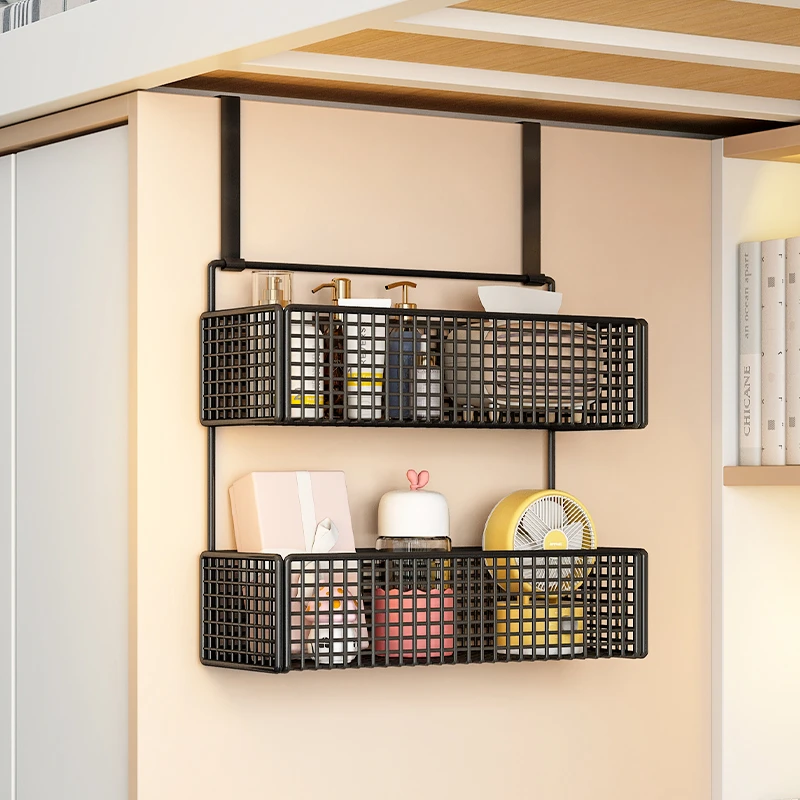 大学生桌上置物架书桌侧边收纳挂架下铺床边墙上置物架子收纳神器