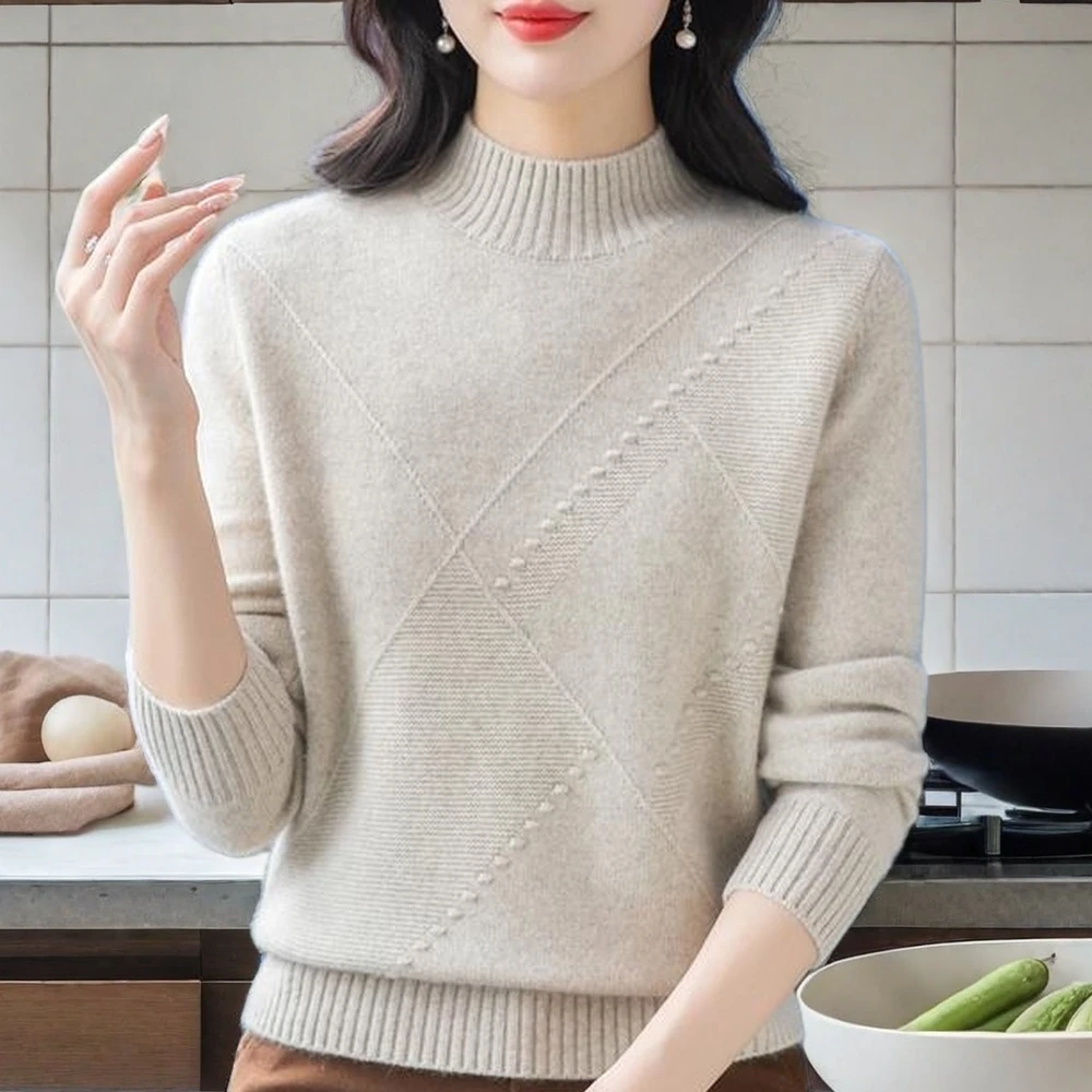 毛衣女款爆款2025秋冬季新款百搭羊绒衫女士针织衫上衣