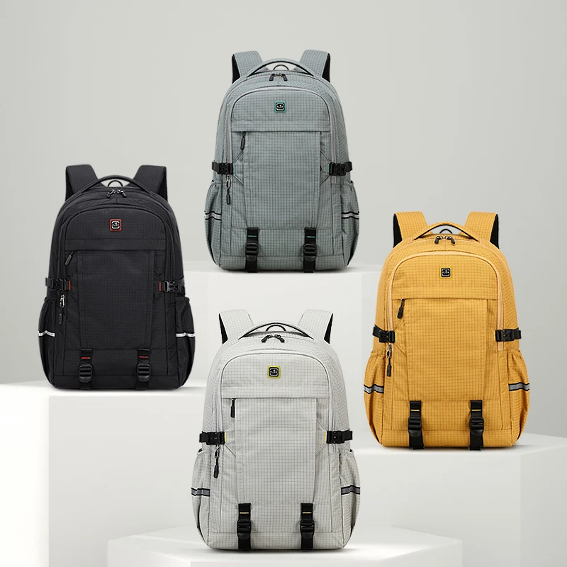 双肩包多功能休闲简约女大容量男轻便户外运动旅行背包大号电脑包