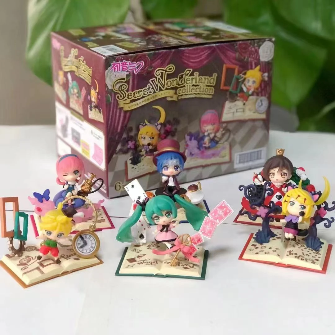 rement初音未来不可思议秘密仙境盲盒miku镜音连手办Q版摆件现货