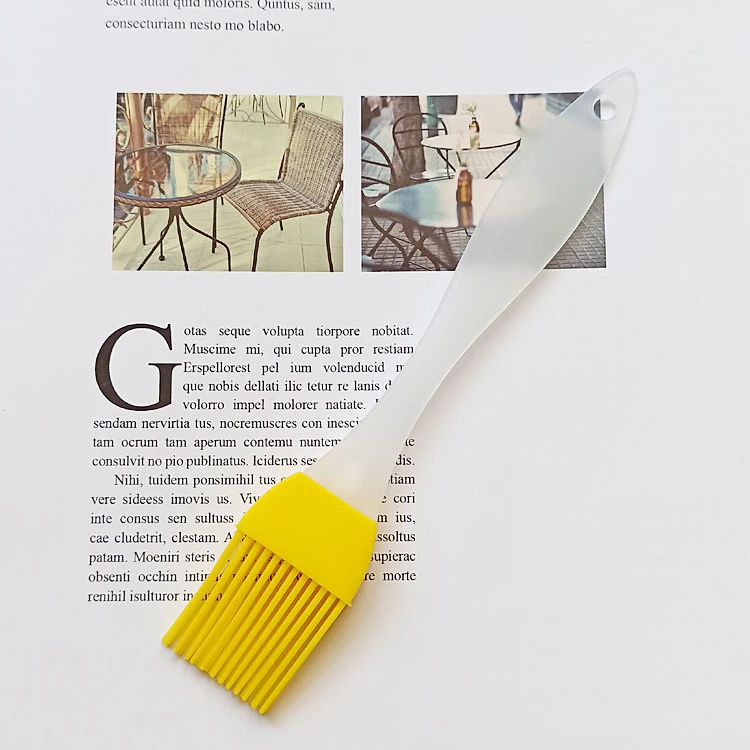 【2只】 硅胶油刷小刷子烧烤刷不掉毛烘焙工具小厨具抹油刷油