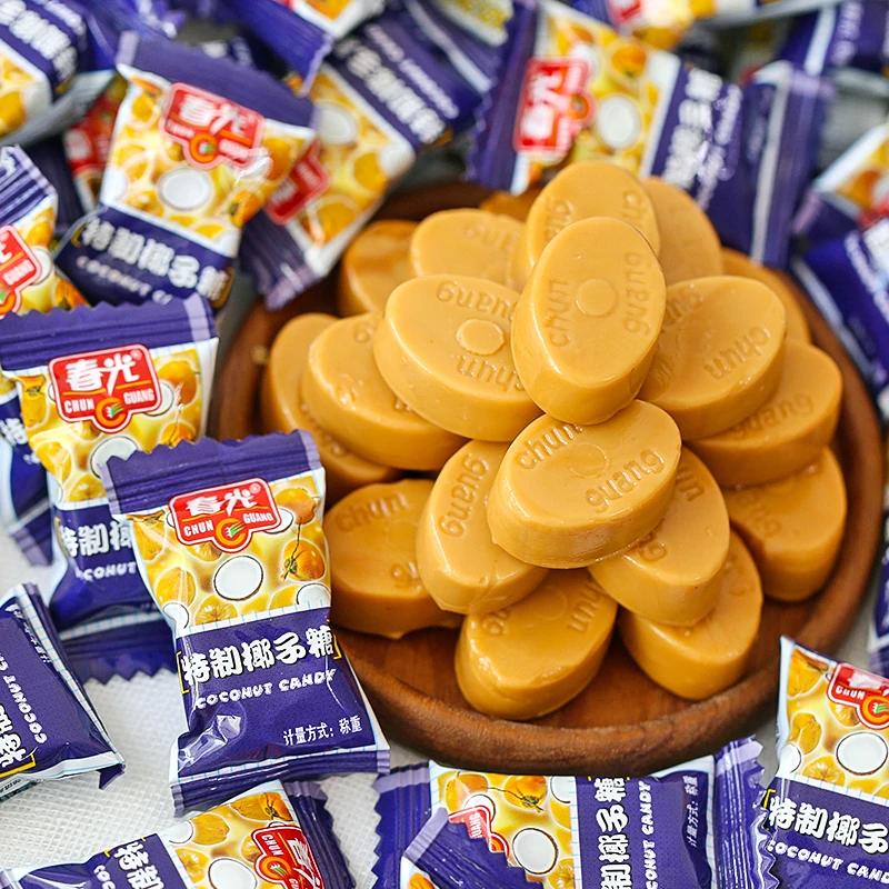 网红特制椰子糖正宗海南特产糖果硬糖散装传统结婚喜糖零食批发