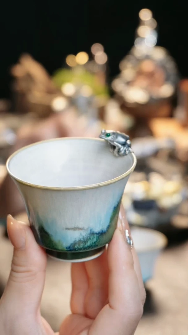 【闪购商品】境秋 青蛙马蹄主人杯