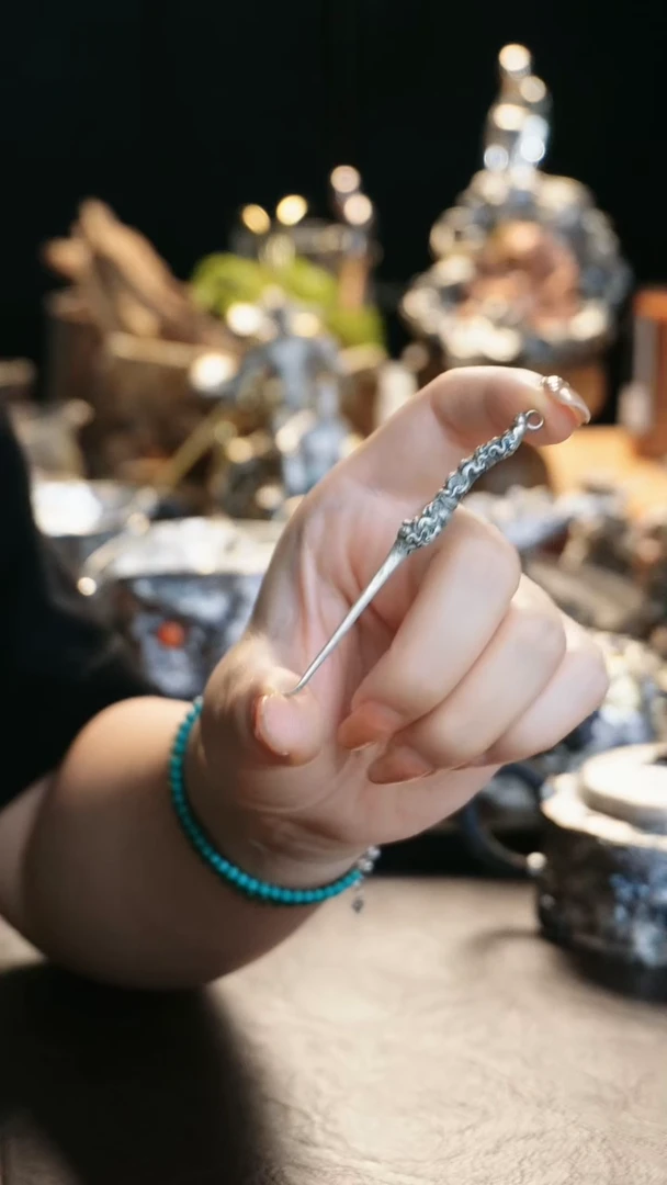【闪购商品】虫草耳勺设计银材质