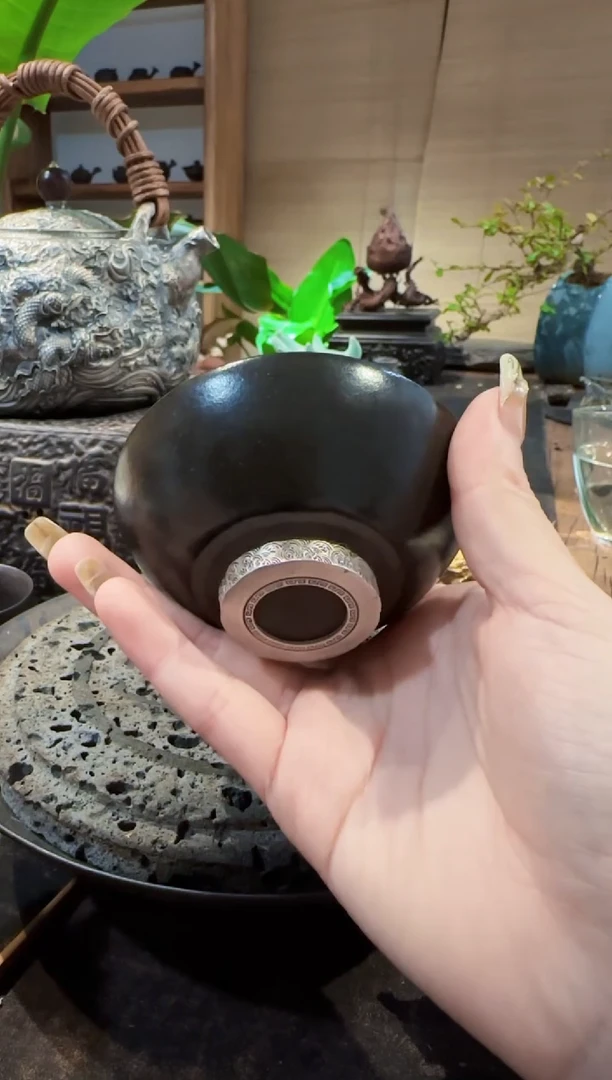 【闪购商品】足银999建盏客杯