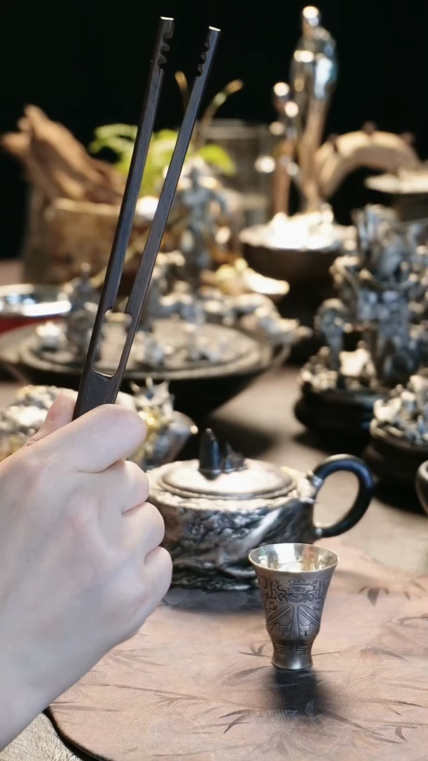 【闪购商品】境秋 檀木茶夹设计