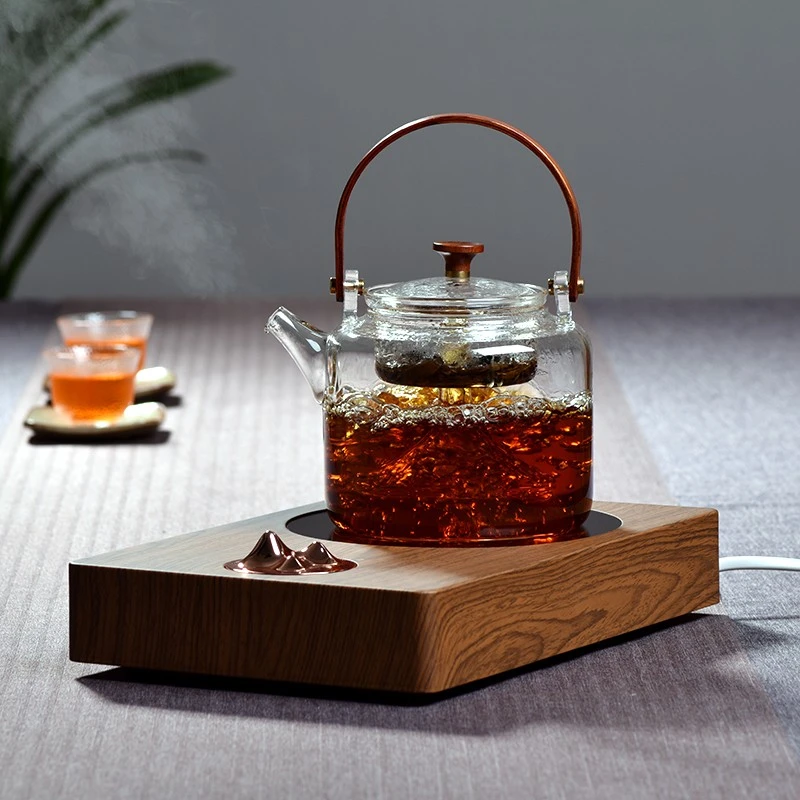 电陶炉煮茶器煮茶壶耐高温玻璃泡茶壶煮水壶提梁壶家用煮茶炉保温