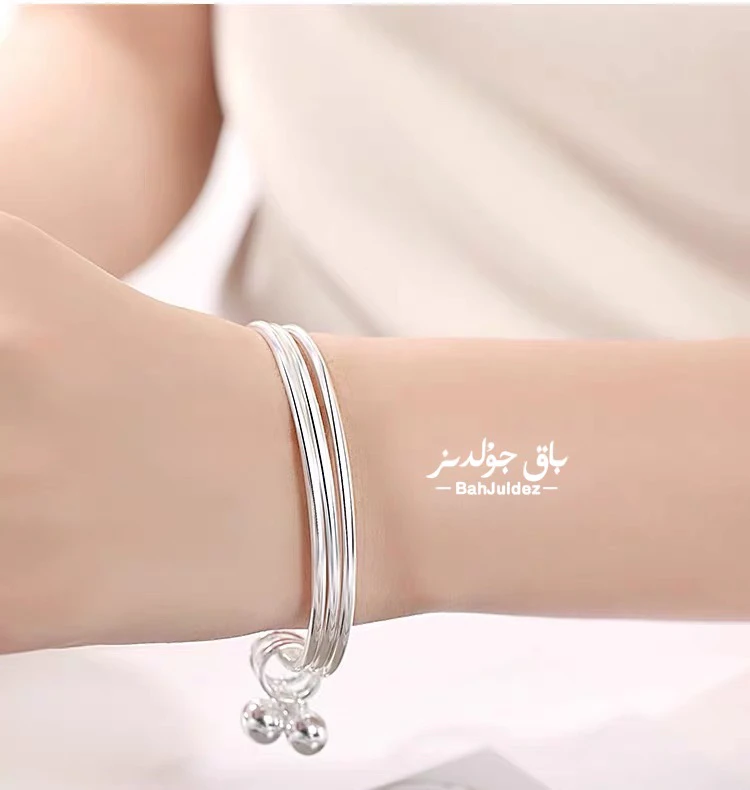 足银手镯 足银手镯 bahjuldez纯银手镯(死圈/60)