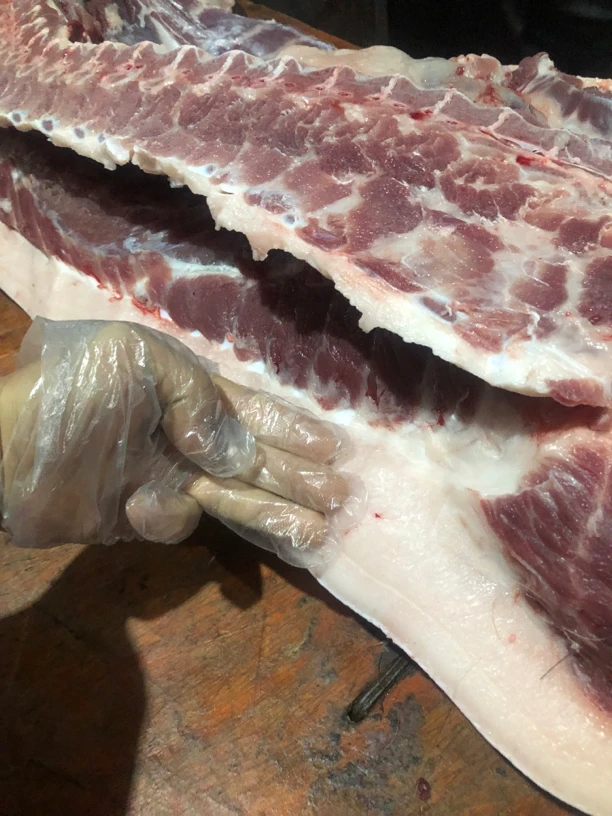 沭阳粮食猪鲜猪排骨新鲜不带龙骨