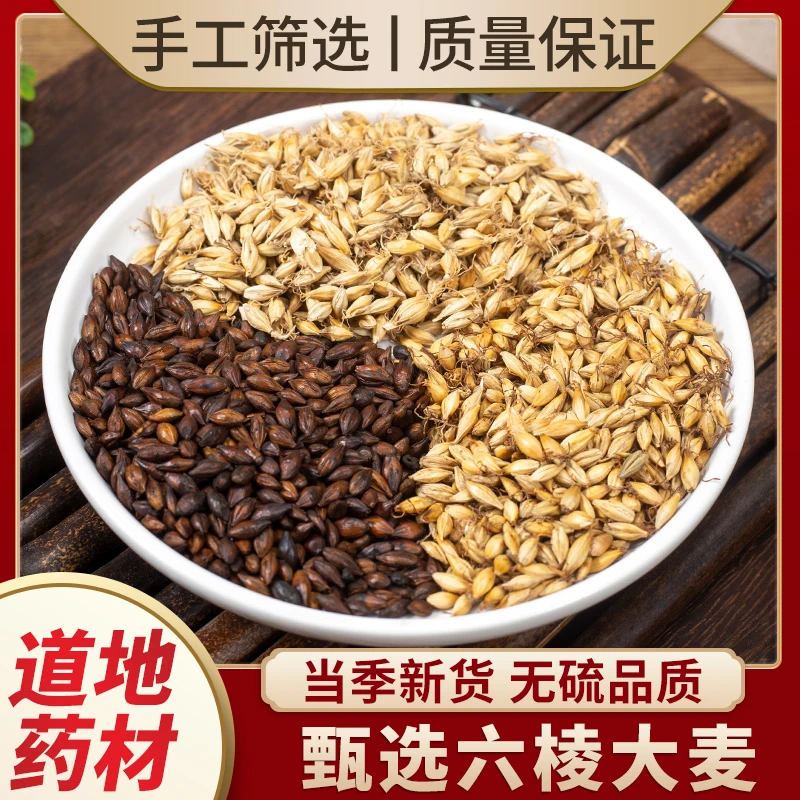 麦芽中药材正品正宗大麦芽生麦芽炒麦芽焦麦芽传统高纯度麦芽泡水