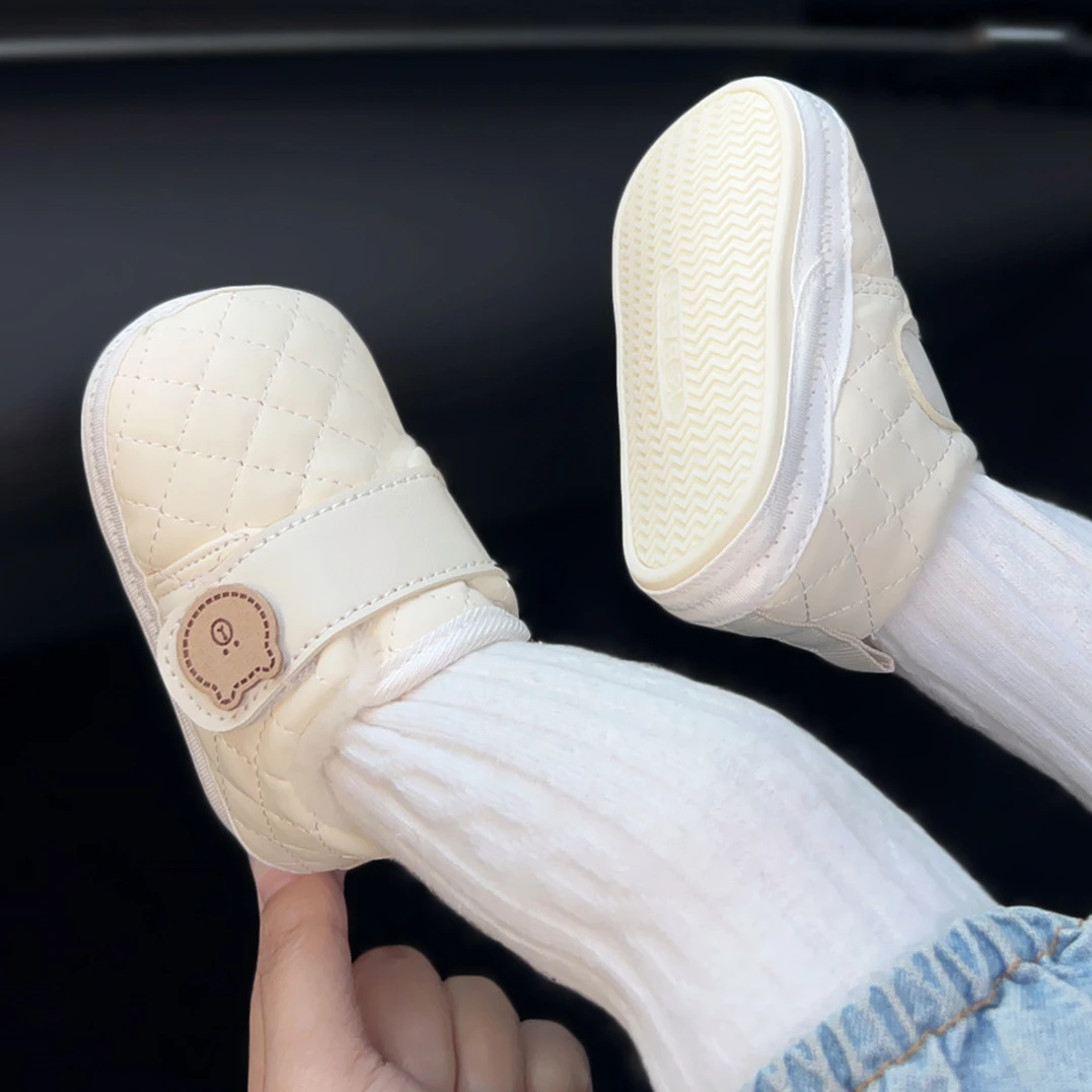 冬季婴儿鞋防滑加绒加厚一岁宝宝棉鞋6到12个月婴幼儿保暖学步鞋8