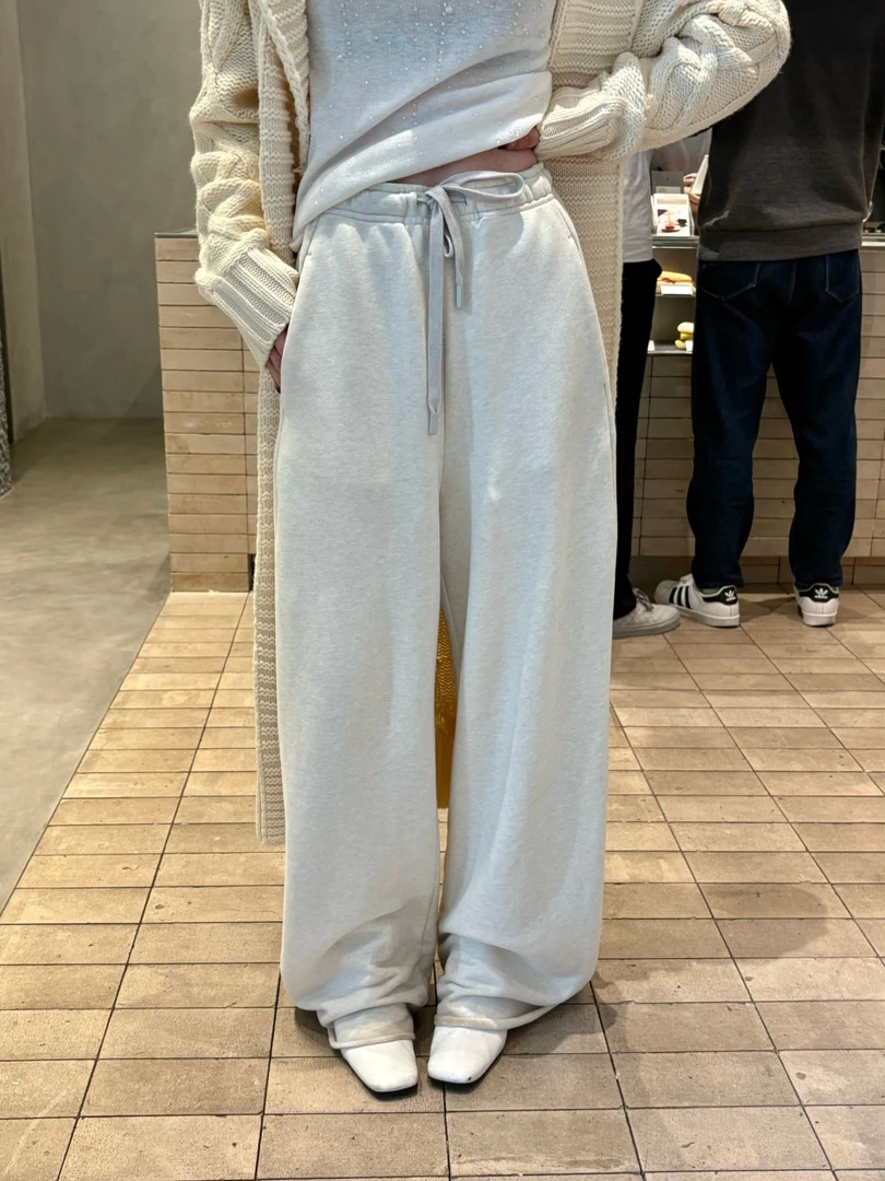 常存CUN BLVD 100空气棉直筒休闲裤