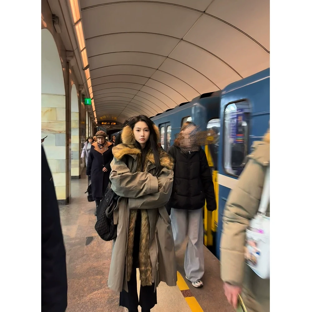 常存CUN BLVD 重磅可拆卸毛领加绒派克服