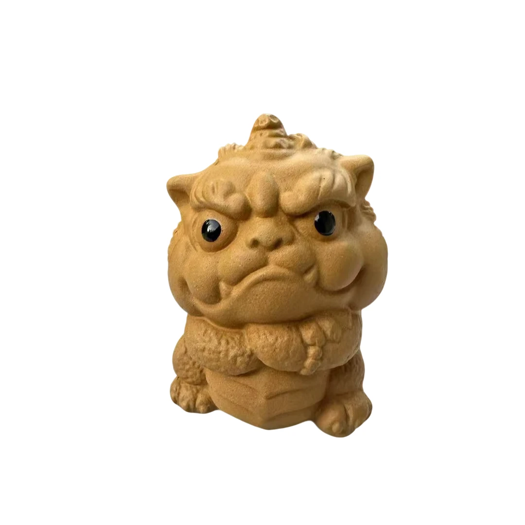 宜兴茶宠可养茶桌摆件雕塑创意招茶玩茶具配件茶台段泥貔貅个性