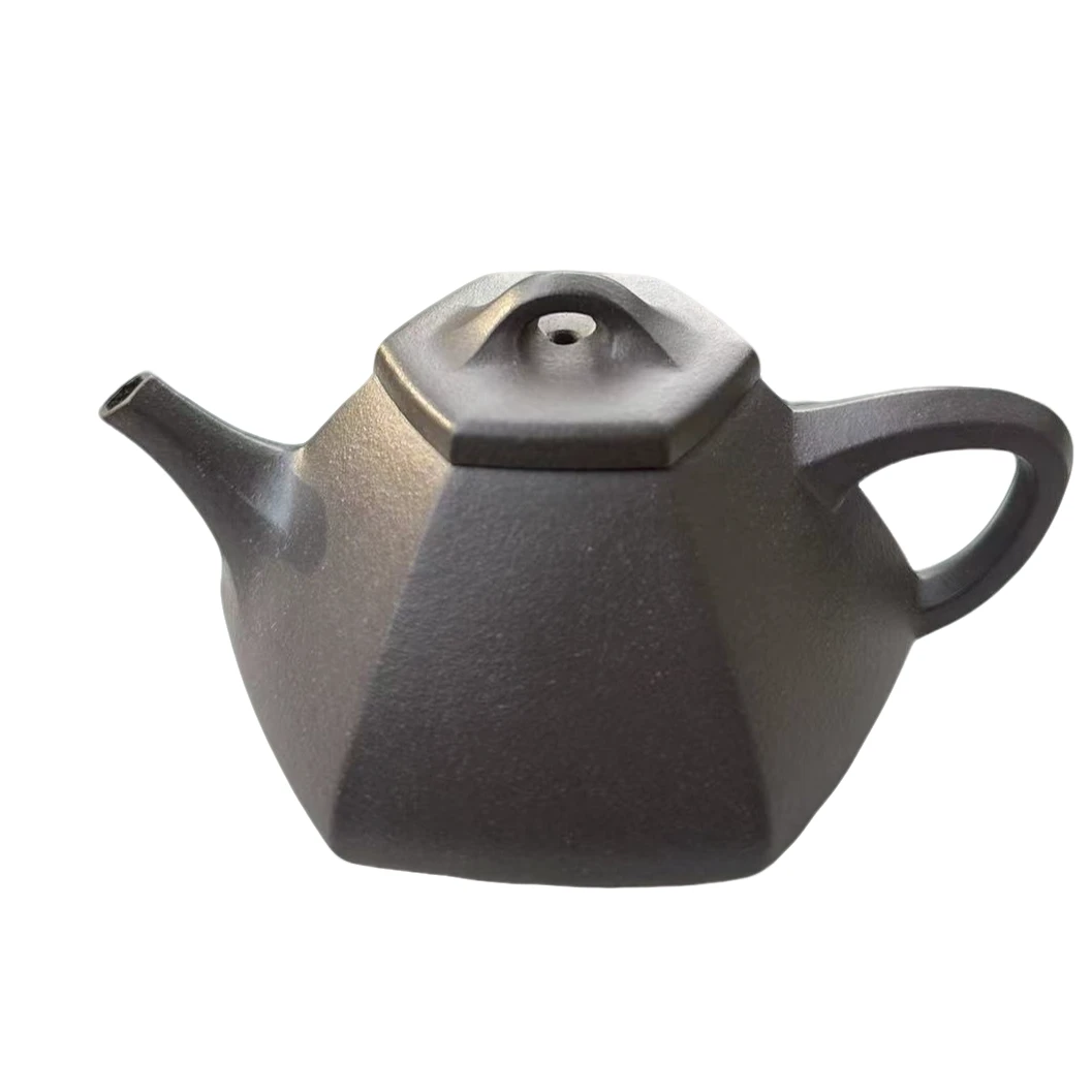 宜兴紫砂原矿天青泥全手工泡茶壶高端家用功夫茶具 六方子冶石瓢