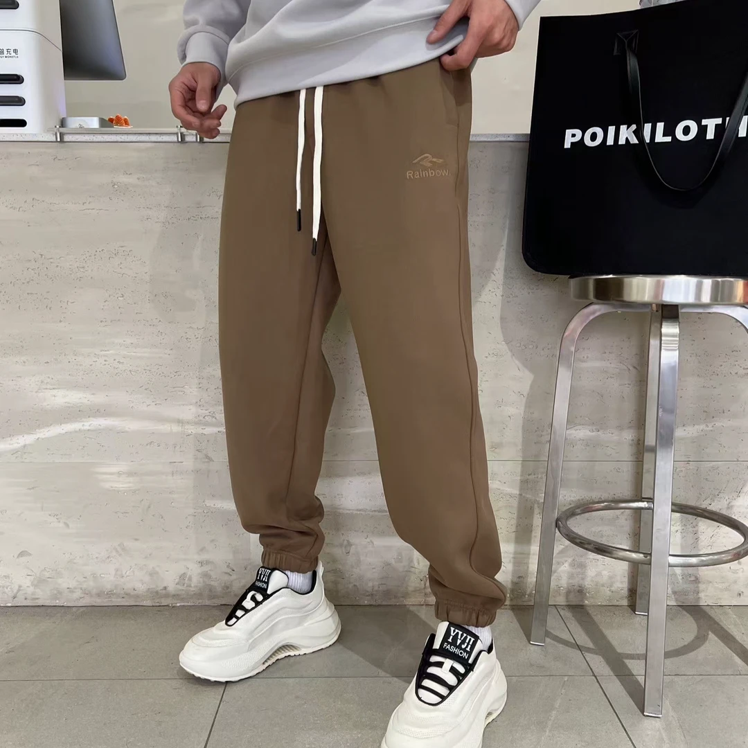 8098款加厚休闲小脚哈伦裤户外时尚户外百搭宽松直筒保暖秋冬