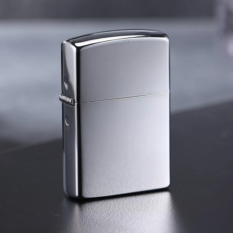 ZORRO佐罗原装经典金属砂轮煤油打火机亮铬光板送礼礼品男士礼物