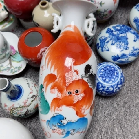 摆件瓷器的工艺技术水平