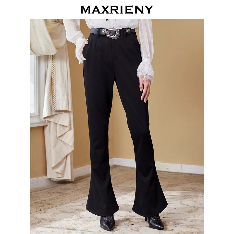 【商场同款】MAXRIENY2022休闲裤高腰