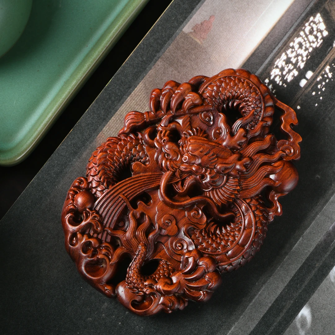 赞比亚血檀大龙牌