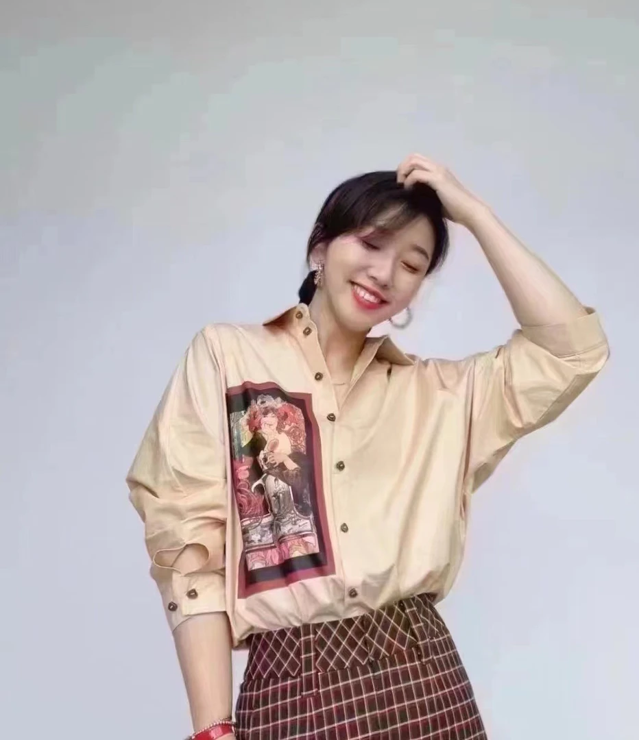 No退换 5300630慵懒范宽松衬衣