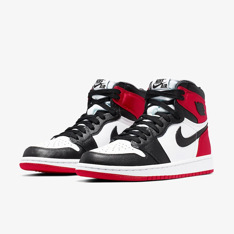 Air Jordan 1 High AJ1黑脚趾 红丝绸 男女同款 篮球鞋CD0461-016
