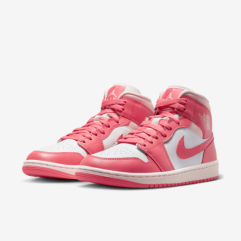 Air Jordan 1 Mid AJ1草莓奶油 女款 中帮休闲篮球鞋 BQ6472-186