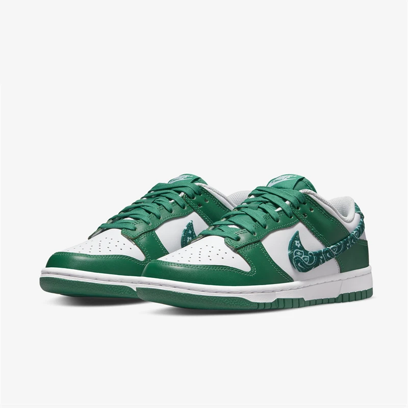 Nike耐克Dunk Low ESS白绿腰果花  女款 低帮休闲板鞋 DH4401-102