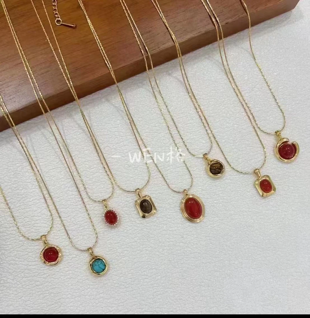 铜合金项链 法式项链手链专拍链接