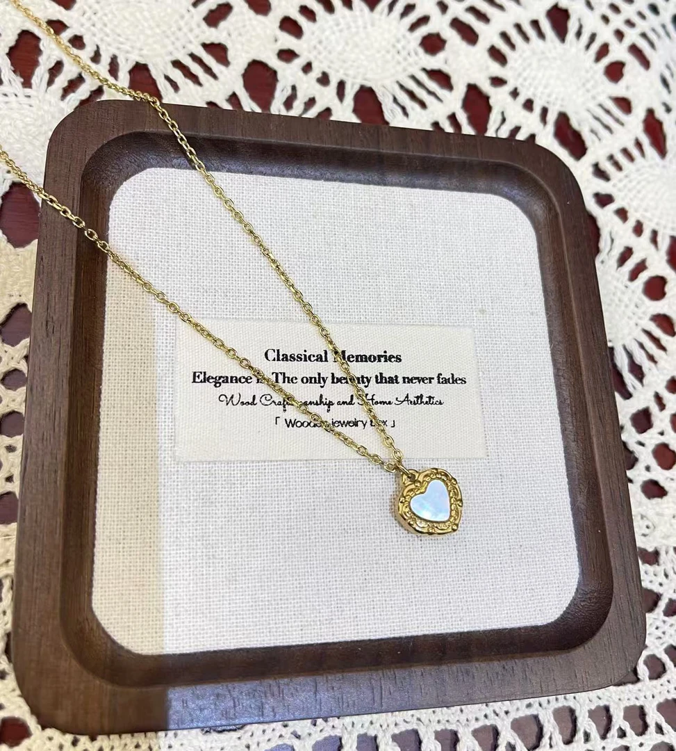 钛钢项链 法式时尚配饰锁骨链项链