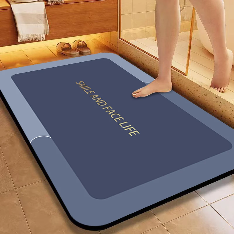 家用卫生间速干垫浴室吸水垫吸水防滑垫软硅藻泥防滑入户门地垫子