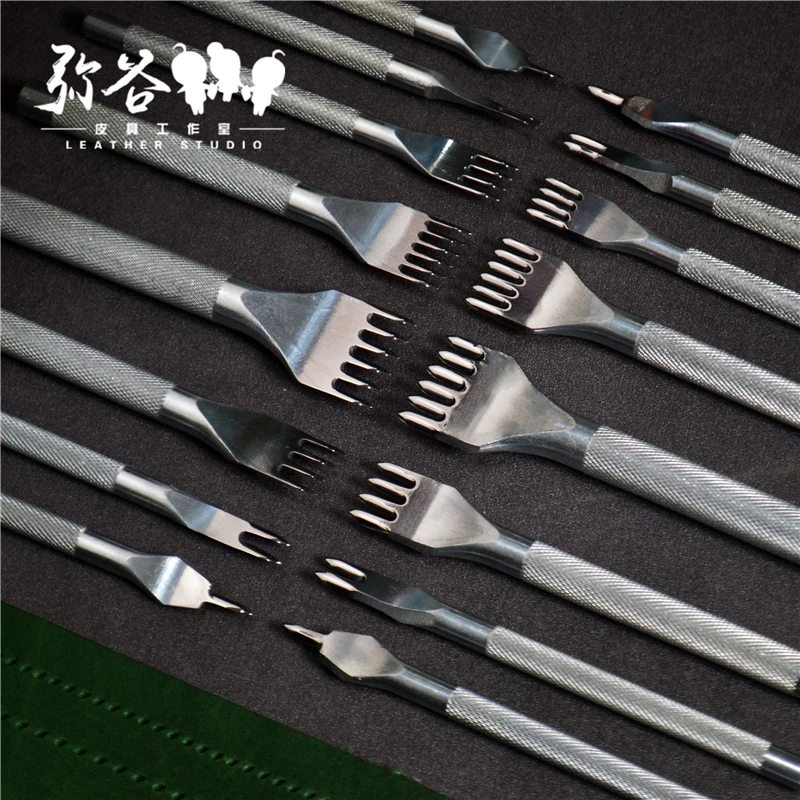 刺客-手工皮具DIY工具皮革打孔菱斩改精磨橄榄斩手缝线专用打孔斩
