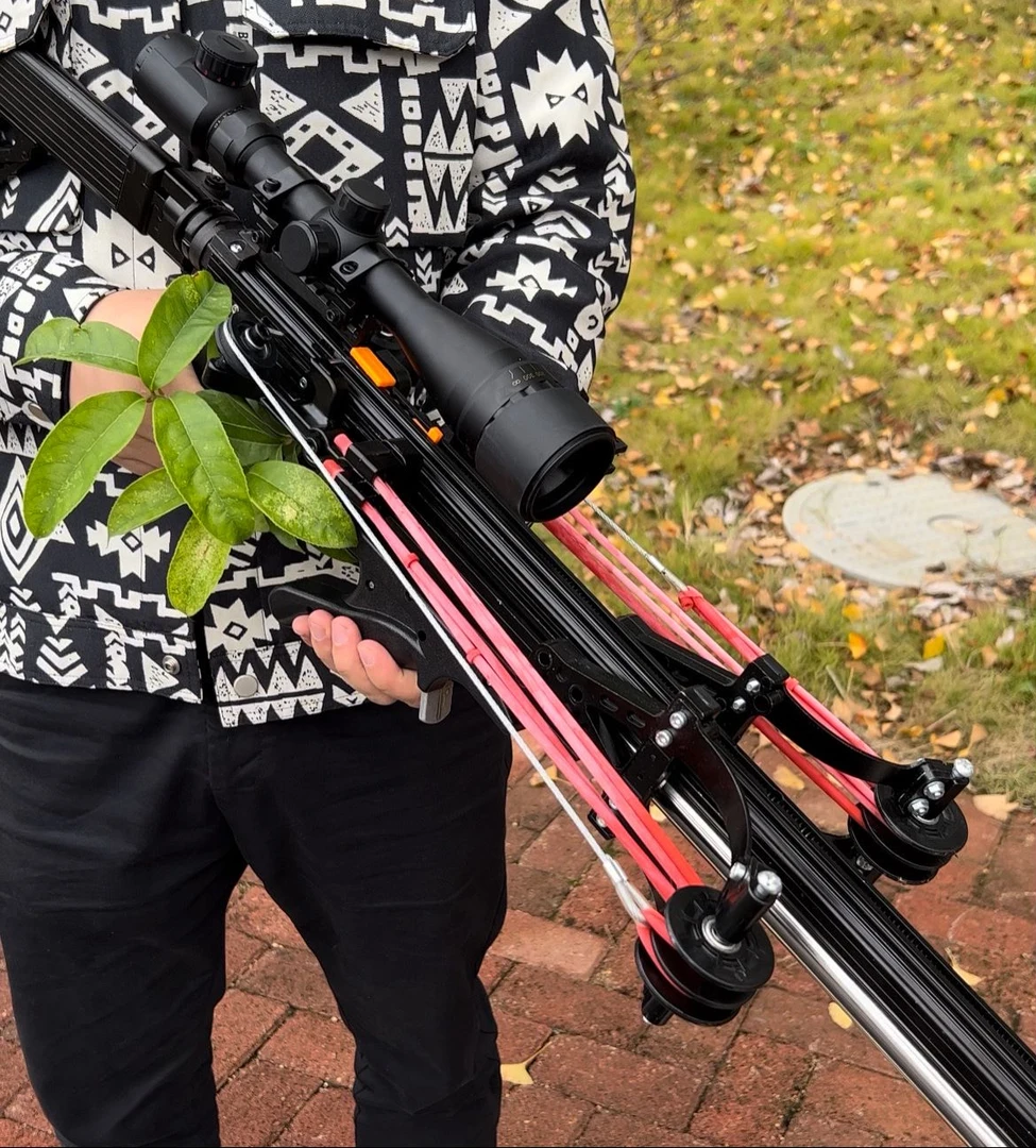 新龙胆十代X40连发户外弹弓射击类玩具成年人高精度 一体瞄准射击