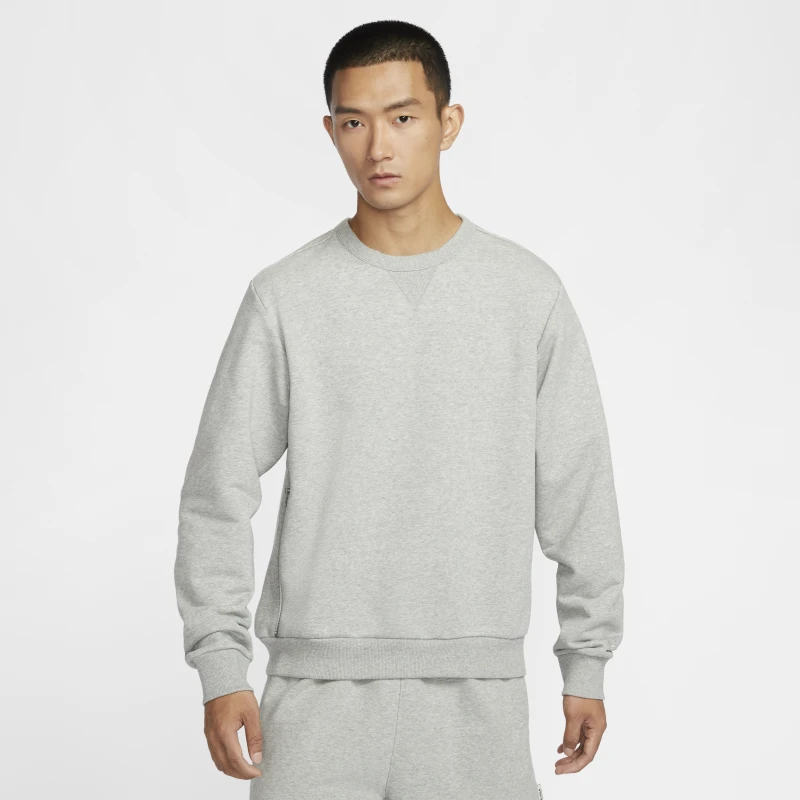 Nike耐克官方Dri-FIT男子速干篮球运动衫春季圆领卫衣针织FZ0221