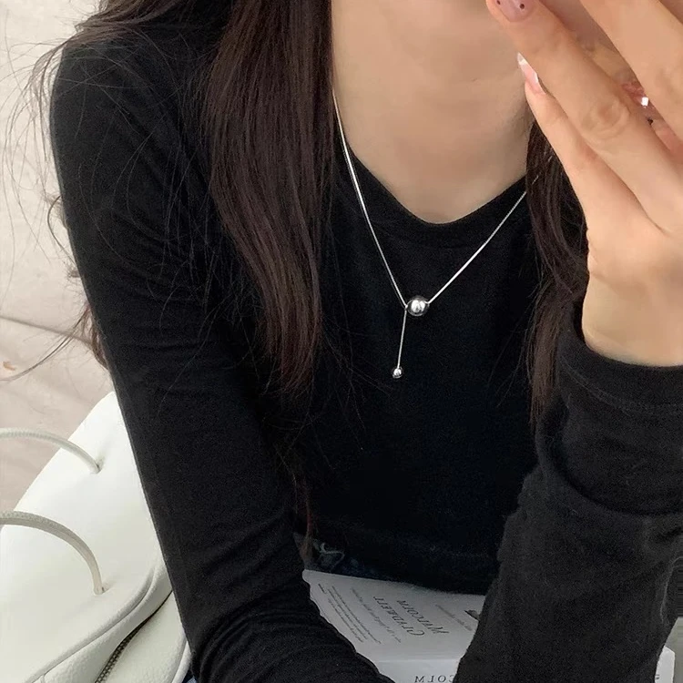 坠链均足银 足银项链-有求必应气质轻奢百搭个性设计感时尚纯银99