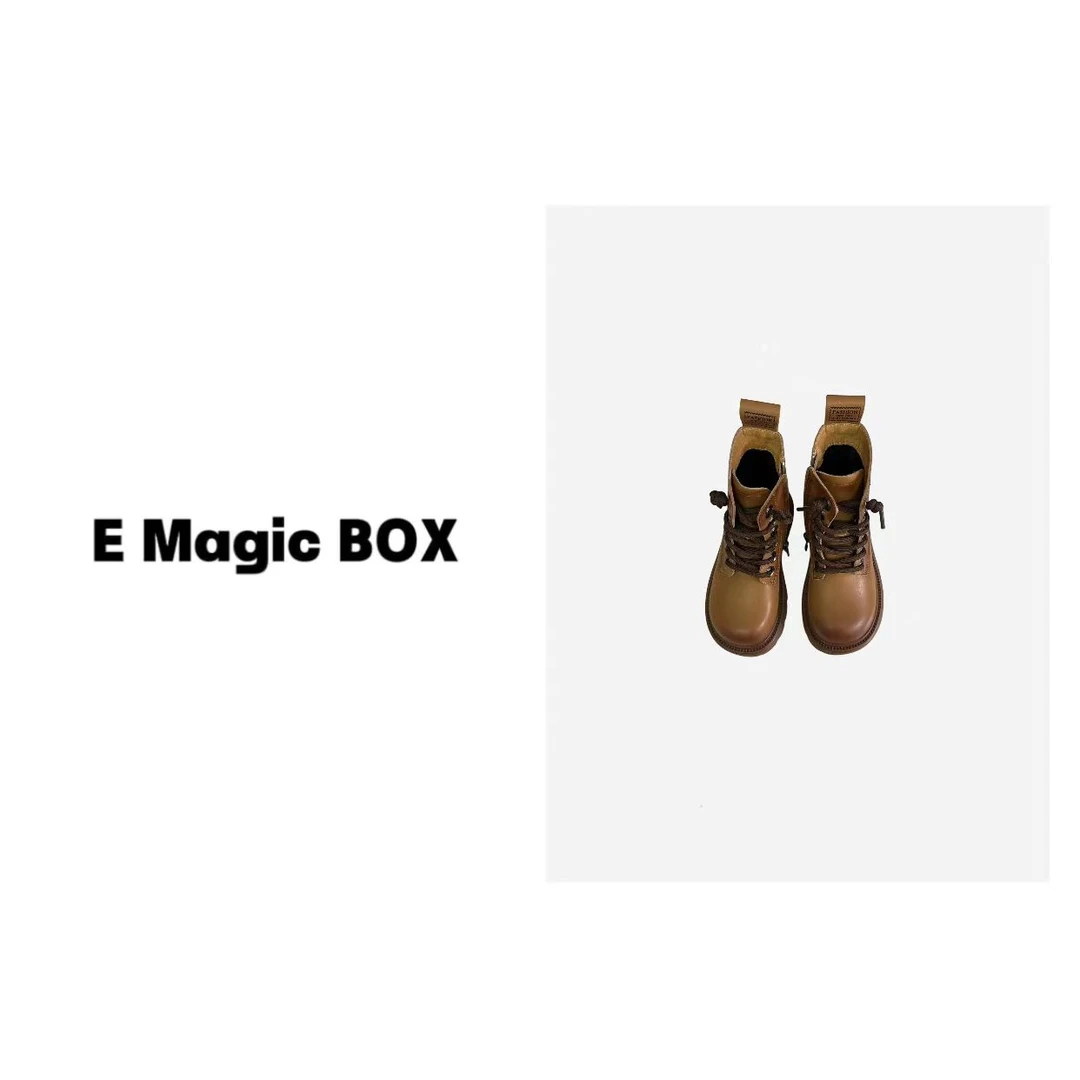 E Magic Box童装“芬兰街头”儿童限量款加绒马丁靴 720m