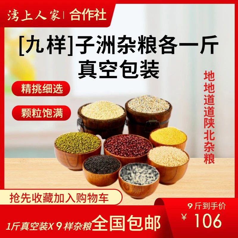 子洲杂粮日照时间长昼夜温差大香甜软糯