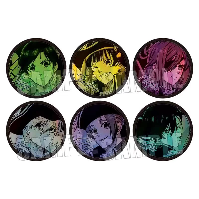 蓝色监狱海盗ver.异色铜闪吧唧全6种 盲盒代拆